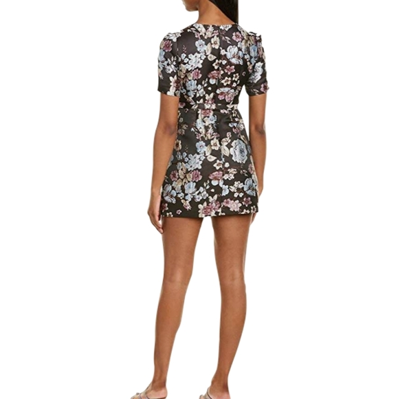 Gal Meets Glam Belted Jacquard Mini Dress - Picture 2 of 10